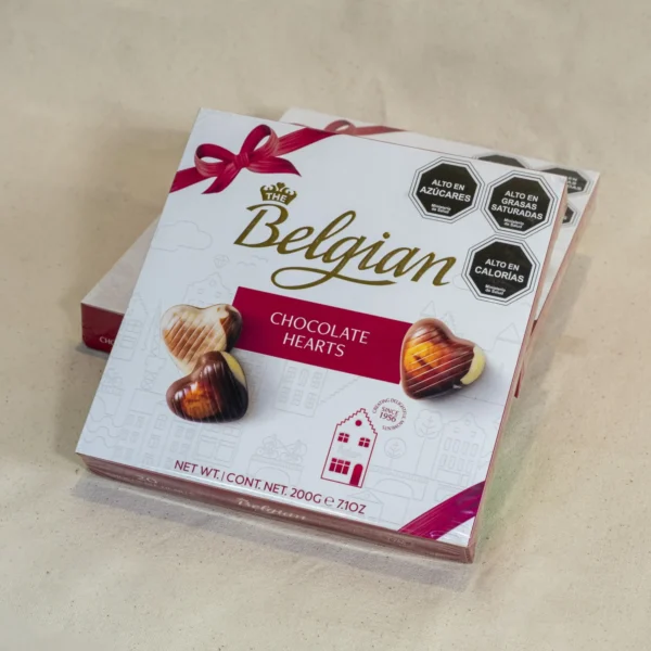 Belgian corazones 200gr.