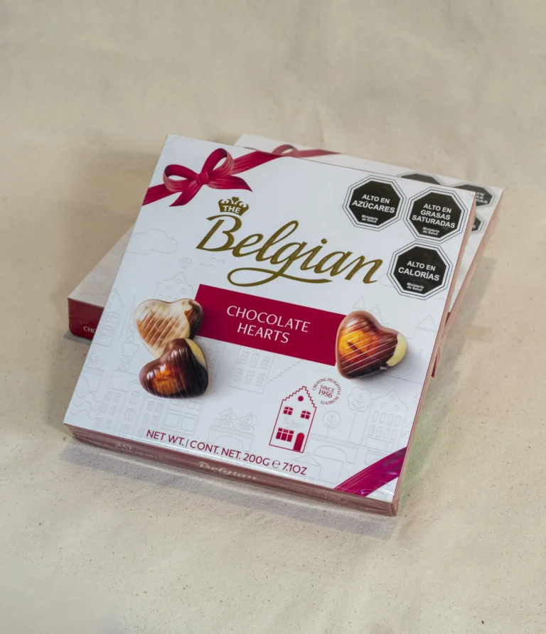 Belgian corazones 200gr.