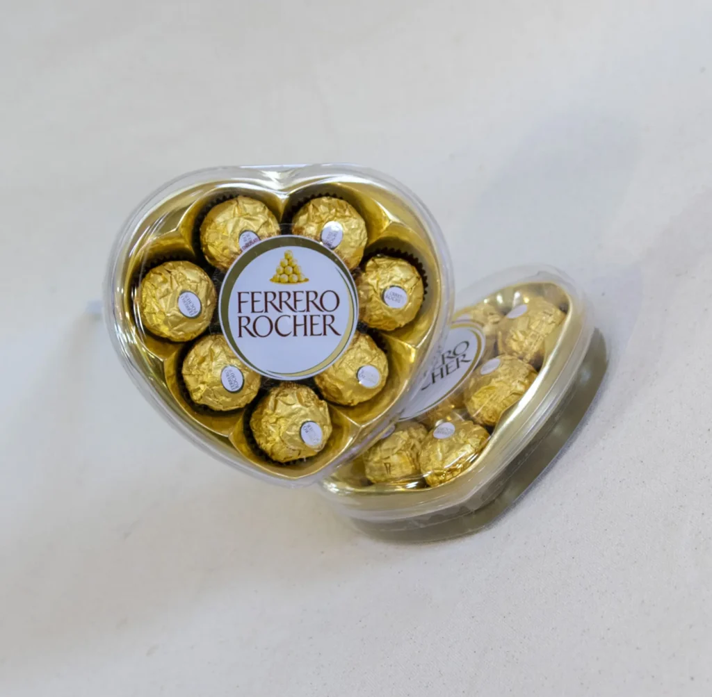 Bombones corazón 8 un. Ferrero