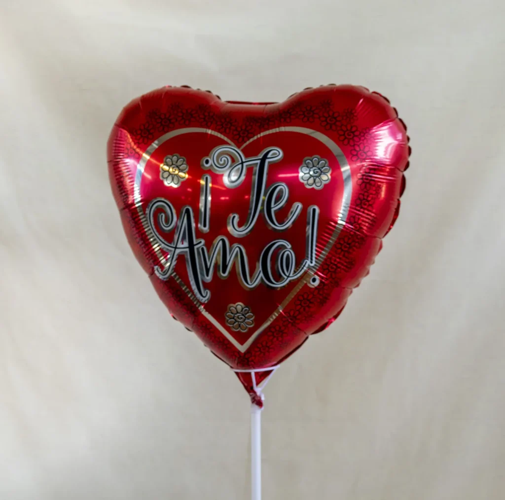 Globo corazon rojo, grande