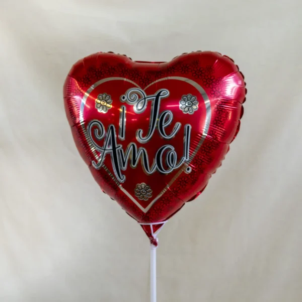 Globo corazon rojo, grande