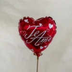 Globo corazón rojo, mediano